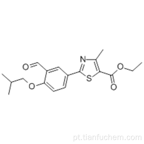 2- (3-Formil-4-isobutoxifenil) -4-metiltiazol-5-carboxilato de etilo CAS 161798-03-4